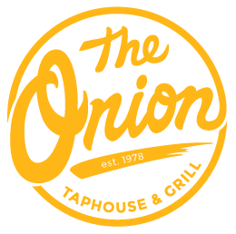 The Onion logo yellow